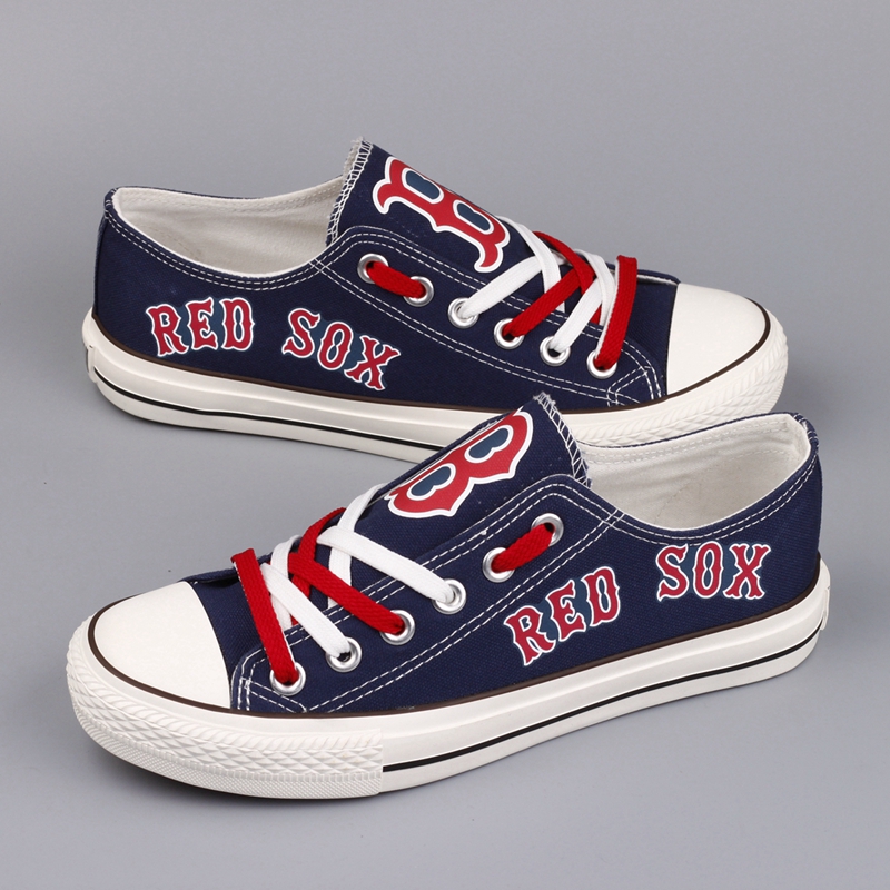 Women's Boston Red Sox Repeat Print Low Top Sneakers 003